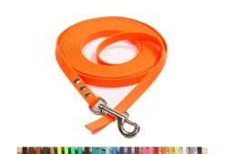 Bellepet Biothaneleine / Schleppleine 7m Ohne Handschlaufe - Edelstahl