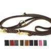 Bellepet Fettleder Verlängerungsleine 3m 3-fach Verst. - Messing -Angebote Hundeleinen Store Bellepet Verstellbare Fuehrleine Fettleder 1280x1280