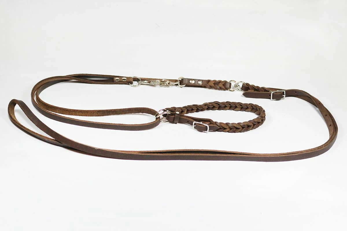 Bellepet Jagdleine / Umhängeleine / Befreiungsleine Aus Fettleder 3 Bellepet Jagdleine / Umhängeleine / Befreiungsleine Aus Fettleder