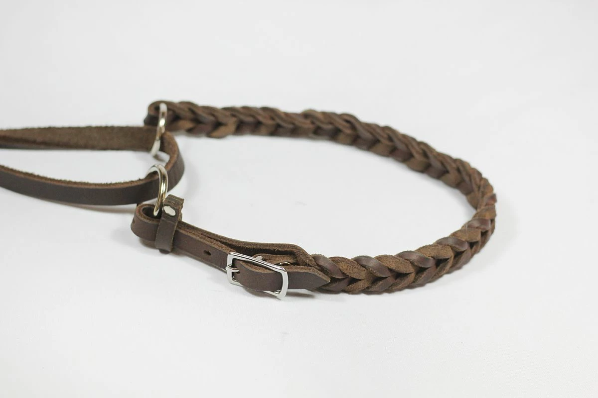 Bellepet Jagdleine / Umhängeleine / Befreiungsleine Aus Fettleder 5 Bellepet Jagdleine / Umhängeleine / Befreiungsleine Aus Fettleder – Bild 3