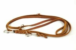 Bellepet - Fettleder Verlängerungsleine / Polizeileine 2,40m 3-fach Verst. - Edelstahl -Angebote Hundeleinen Store Fettlederleine verstellbar cognac JPG5c59cfe2a99ca 1280x1280