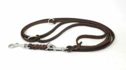 Bellepet Fettleder Verlängerungsleine 3m 3-fach Verst. - Edelstahl -Angebote Hundeleinen Store FettlederleineverstellbarbraunEdelstahlI57022f237ce95 1280x1280