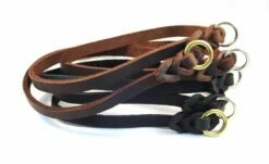 Bellepet - Leichtes Halsband Aus Fettleder Für Große Hunde - Messing -Angebote Hundeleinen Store K800 068 1280x1280
