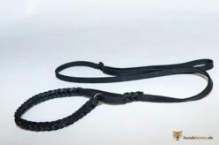 Bellepet Moxonleine / Retrieverleine / Schlupfleine Aus Fettleder - Messing