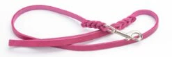 Bellepet Fettlederleine 3m Mit Handschlaufe - Edelstahl -Angebote Hundeleinen Store Pink 1280x1280 1