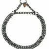 Sprenger - Halskette 2-reihig Flach Edelstahl Schwarz -Angebote Hundeleinen Store Sprenger Kette 2 gliedrig edelstahl schwarz rostfrei 1280x1280