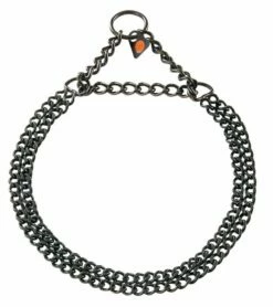 Sprenger - Halskette 2-reihig Flach Edelstahl Schwarz