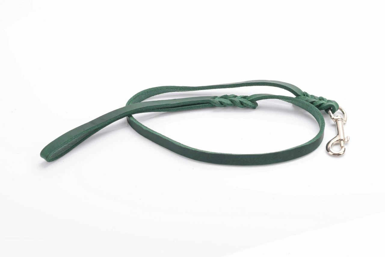 Bellepet Fettlederleine 2m Mit Handschlaufe - Chrom 9 Bellepet Fettlederleine 2m Mit Handschlaufe - Chrom – Bild 7