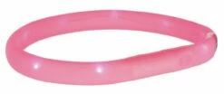 Trixie - Safer Life USB Flash Leuchthalsband -Angebote Hundeleinen Store TrixieUSBFlashLeuchthalsbandPink 1280x1280