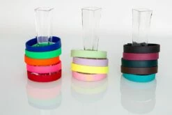 Bellepet Halsband "Farbrausch Light" Chrom Mit Schwarzem Leder -Angebote Hundeleinen Store biothane farbskala 1280x1280