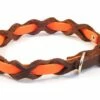 Bellepet Halsband "Braidy Farbrausch" Chrom Mit Dunkelbraunem Leder -Angebote Hundeleinen Store braun chrom 1280x1280