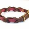 Bellepet Halsband "Braidy Farbrausch" Messing Mit Dunkelbraunem Leder -Angebote Hundeleinen Store braun messing 1280x1280