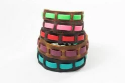 Bellepet Halsband "Pure Farbrausch" Chrom Mit Schwarzem Leder -Angebote Hundeleinen Store farbrausch 16 1280x1280