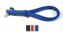 Bellepet - Gummierte Nylonleine / Führleine SUPER SOFT - 5m Mit Handschlaufe