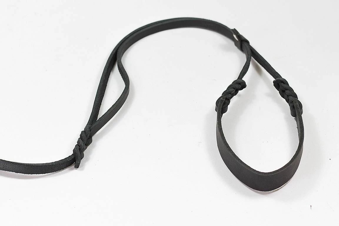 Bellepet Vorführleine / Showleine Aus Fettleder - 2,30m 5 Bellepet Vorführleine / Showleine Aus Fettleder - 2,30m – Bild 3