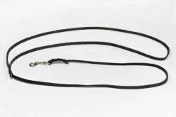 Bellepet Umhängeleine Aus Fettleder - Chrom