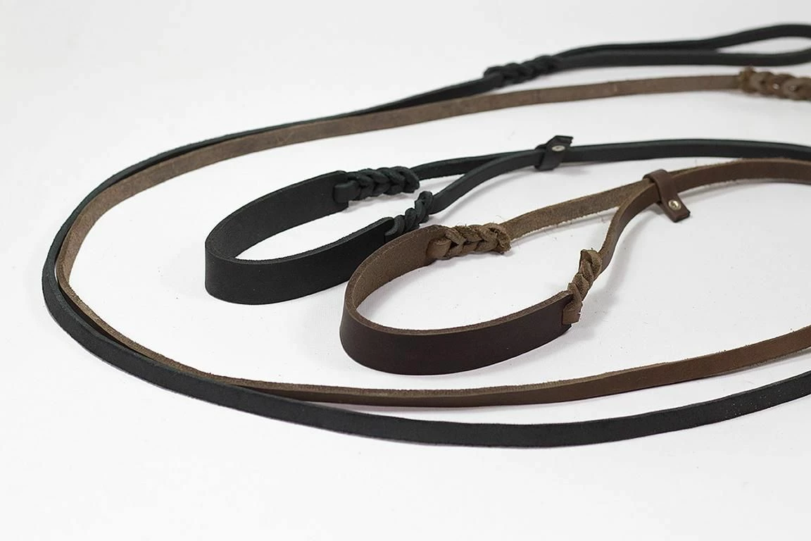 Bellepet Vorführleine / Showleine Aus Fettleder - 2,30m 7 Bellepet Vorführleine / Showleine Aus Fettleder - 2,30m – Bild 5